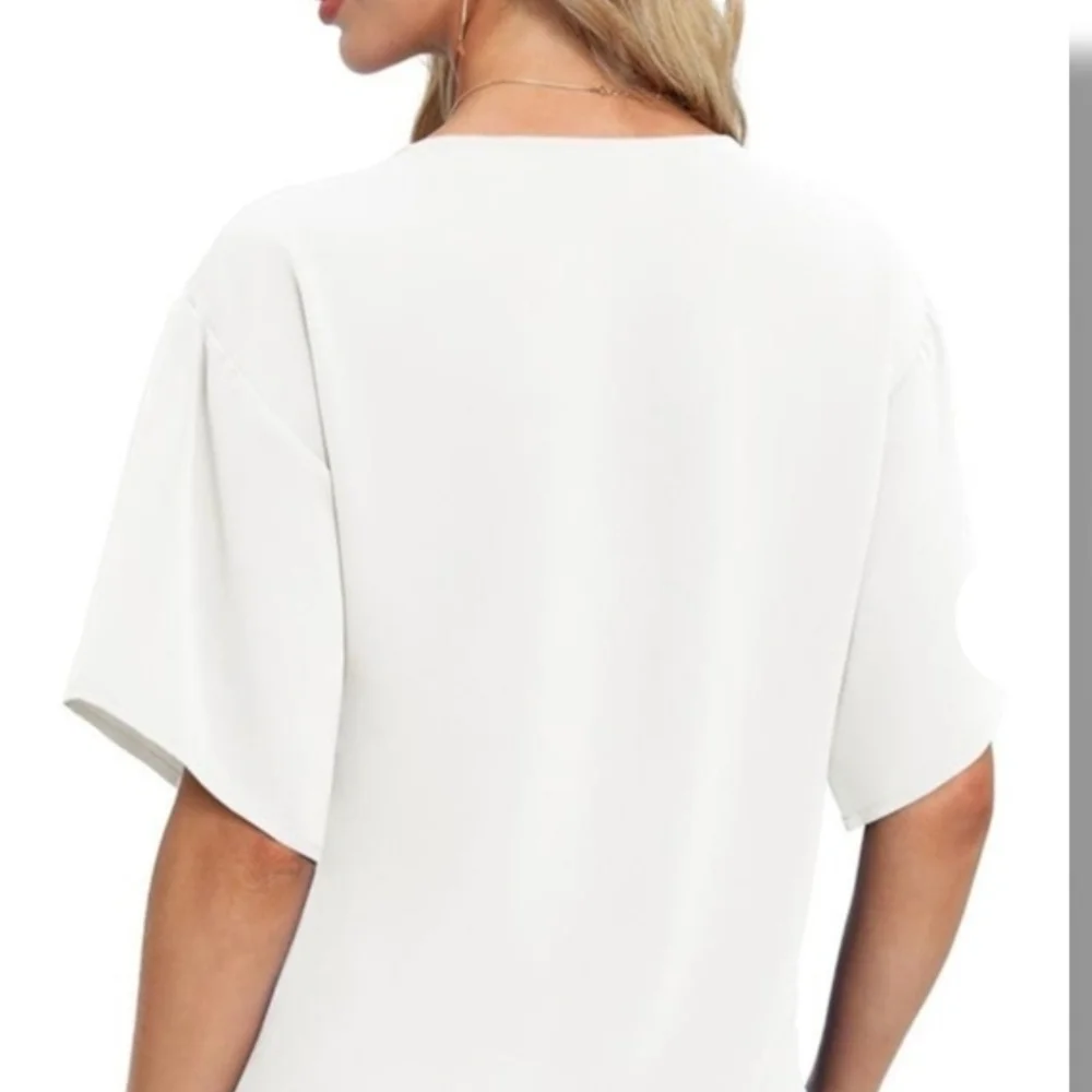 UPLOVE - Small White Tie-Front Top - Picture 4 of 7